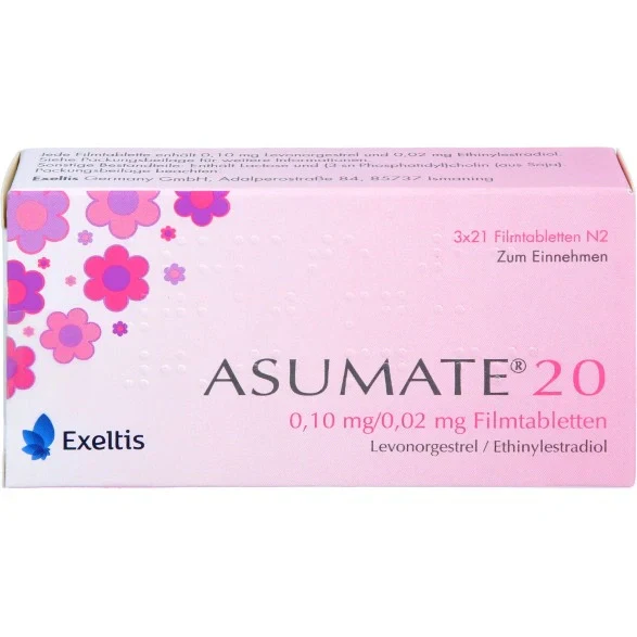 Asumate 20 0.10mg/0.02mg - Image 2